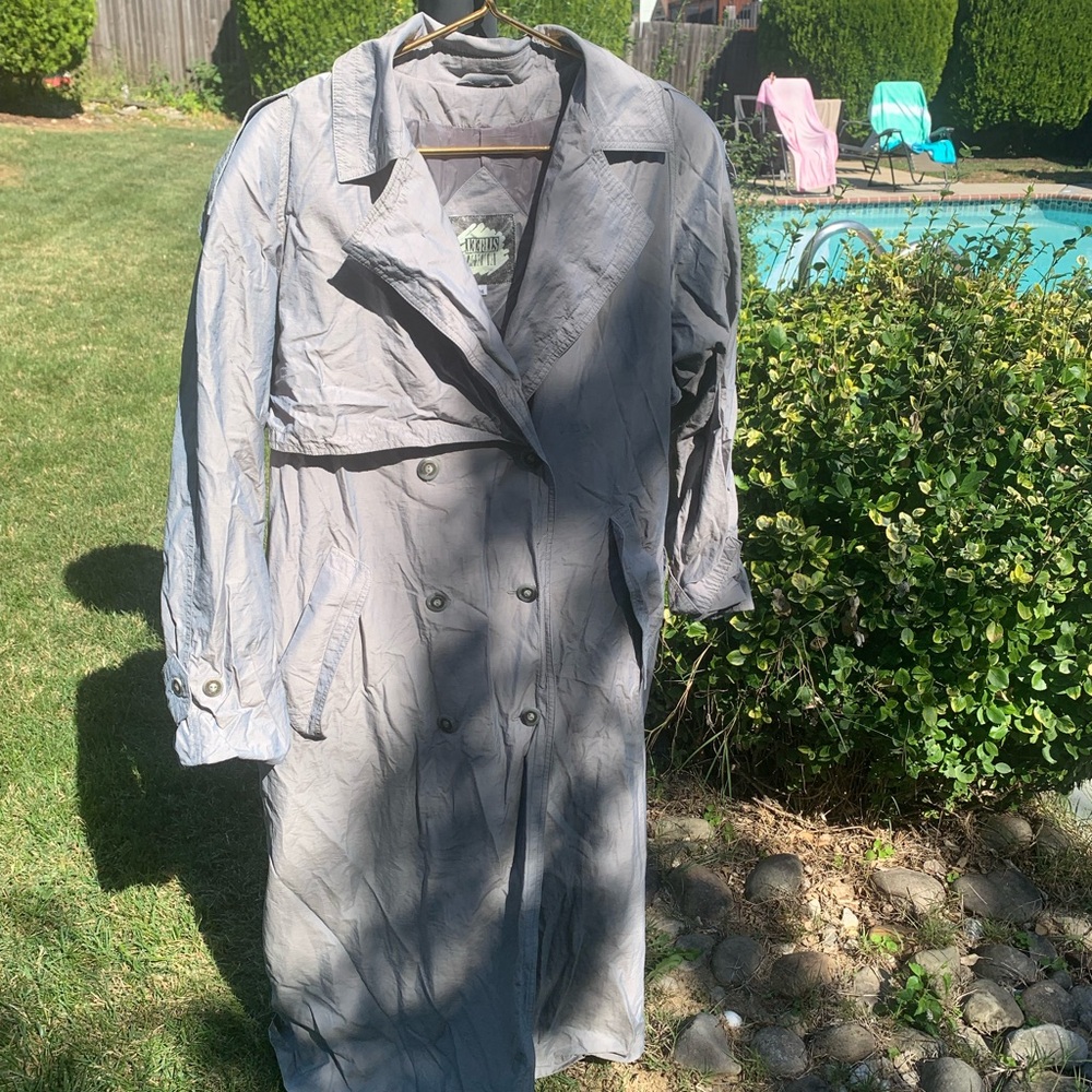 Fleet Street Maxi GreyTrench Coat